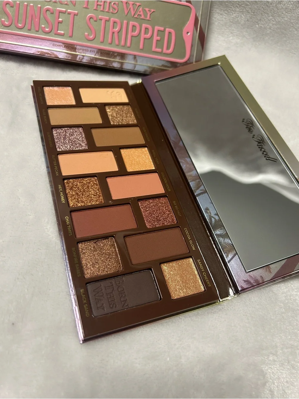 Too Faced Born This Way Sunset Stripped eye shadow Palette